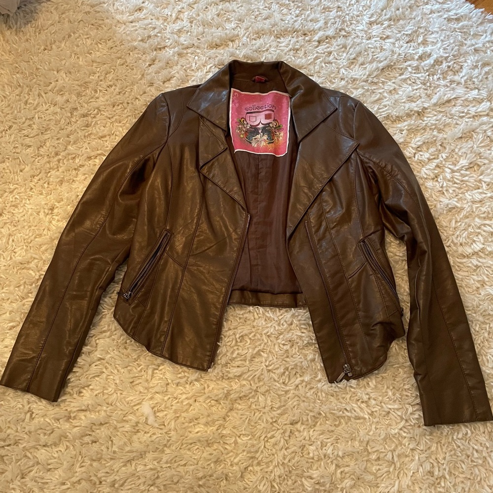 5/$25 Collection B Faux Leather Jacket